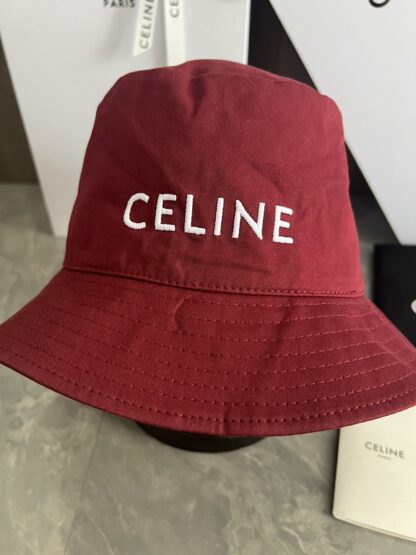 Celine embroidered lightweight bucket hat - Image 3