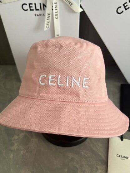 Celine embroidered lightweight bucket hat - Image 3