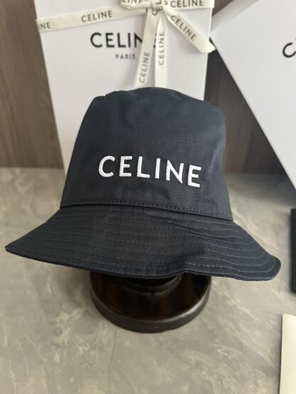 Celine embroidered lightweight bucket hat - Image 3