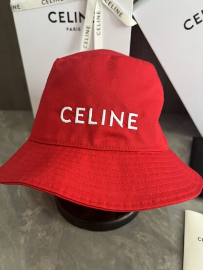 Celine embroidered lightweight bucket hat - Image 3