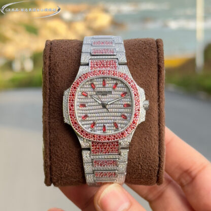 Patek Philippe 7118 Women's Nautilus Full Diamond Limited Edition Watch - Image 3