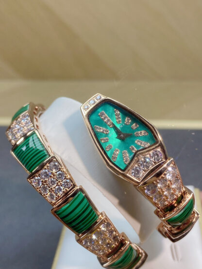 Bulgari Rose Gold Two-Circle Snake Watch - Image 3