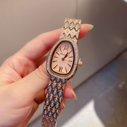 Bulgari gilded snake shadow shining watch - Image 3
