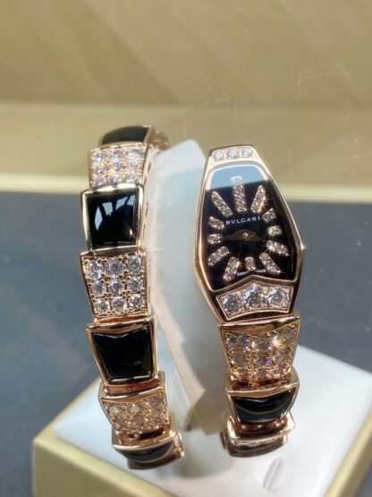 Bulgari Rose Gold Two-Circle Snake Watch - Image 3