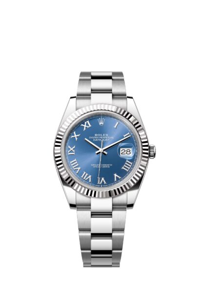 Rolex 41mm Datejust White Shell Ring Three Beads Strap - Image 3