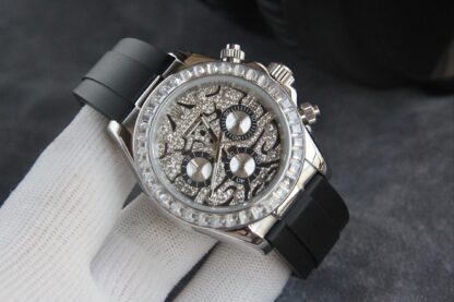 Rolex N2 Daytona Daytona Eye of the Tiger watch with tiger pattern. - Image 2