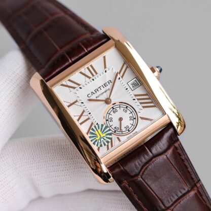 Cartier Square Men's Mechanical Watch - Image 3