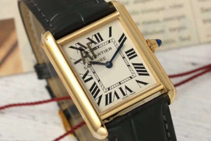 Cartier low-key retro square watch - Image 3