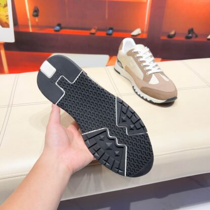 Hermès Paris catwalk model simple classic beige brown casual shoes - Image 3
