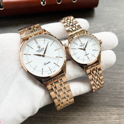 Rolex couple watches with original imported quartz movement - Image 3