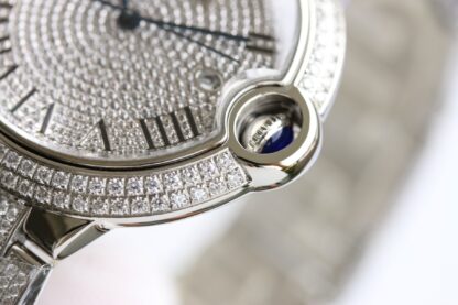 Cartier Luxury Blue Balloon Series Mechanical Watch - Image 3