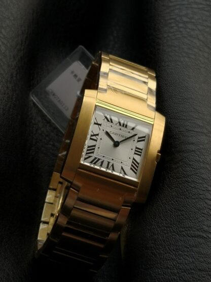 Cartier French Tank Series Gold Round Watch - Image 3