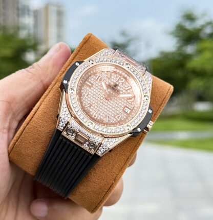 Hublot Big Bang "One Click" Stainless Steel Rainbow Watch - Image 3
