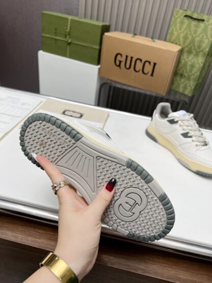 Gucci high and low top distressed sneakers - Image 3