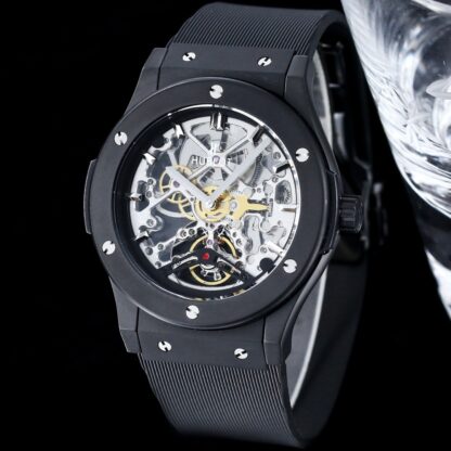 Hublot Ultra-Thin Two-Hand Flywheel Mechanical Watch - Image 3