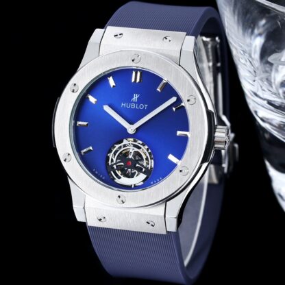 Hublot Ultra-Thin Two-Hand Flywheel Mechanical Watch - Image 3