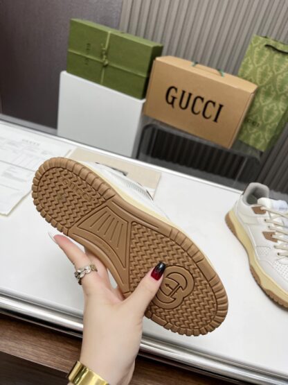 Gucci high and low top distressed sneakers - Image 3