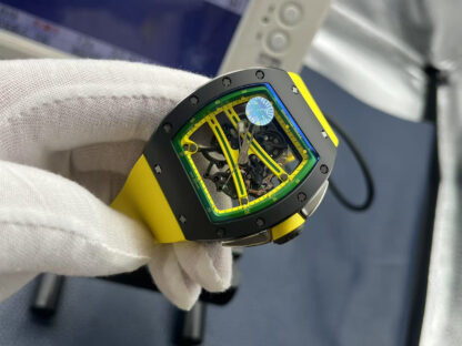 RichardMille ZF RM061 Carbon Fiber Skeleton Mechanical Watch - Image 3