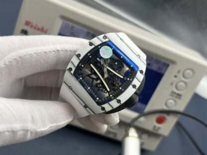 RichardMille ZF RM061 Carbon Fiber Skeleton Mechanical Watch - Image 3
