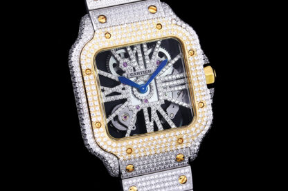 Cartier skeleton mechanical watch - Image 3