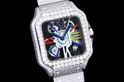 Cartier skeleton mechanical watch - Image 3