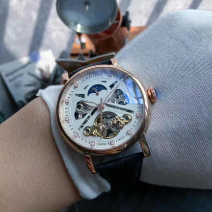 Cartier casual luxury atmosphere boutique men's mechanical watch - Image 3