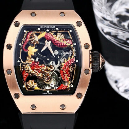 RichardMille Jackie Chan Coiled Dragon Tourbillon Watch - Image 3
