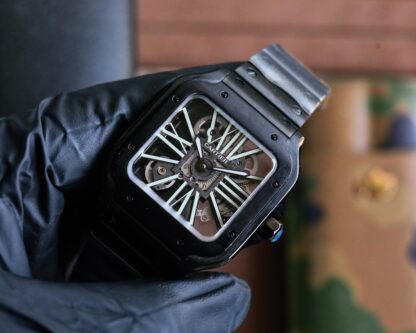Cartier Santos Skeleton Series Mechanical Watch - Image 3