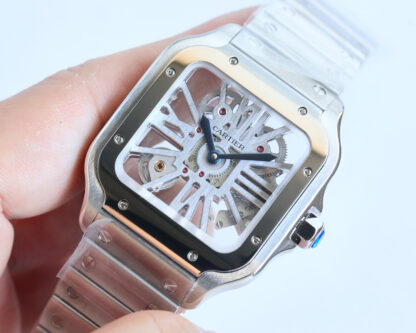 Cartier Santos Skeleton Series Mechanical Watch - Image 3