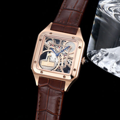 Cartier Santos Skeleton Series Mechanical Watch - Image 3