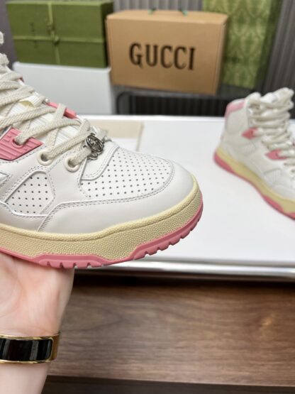 Gucci high and low top distressed sneakers - Image 3