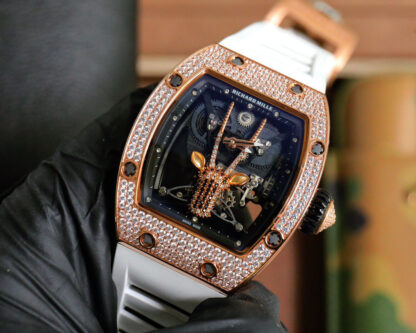 RichardMille Starry Sky Series Diamond-Set Mechanical Skeleton Watch - Image 3