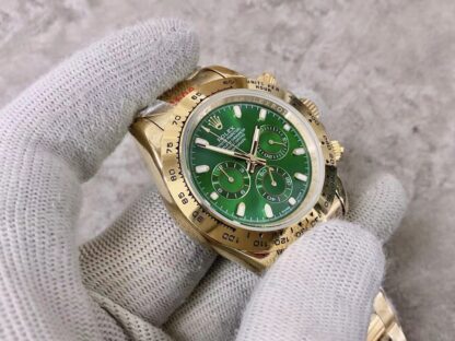 Rolex Daytona with all-gold green dial - Image 3