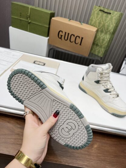 Gucci high and low top distressed sneakers - Image 3