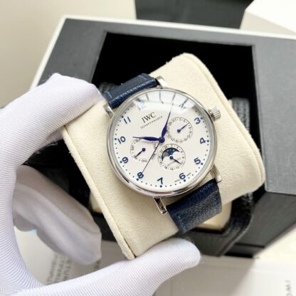 IWC Portuguese series multi-function moon phase 6-pin watch - Image 3
