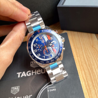 TAG Heuer F1 series GULF quartz men's steel strap watch - Image 2