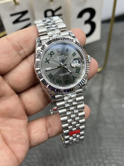 Rolex Day-Date series M126334-022 Green Pebble - Image 3