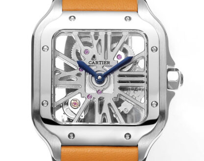 Cartier Santos hollow steel belt series mechanical watch - Image 2