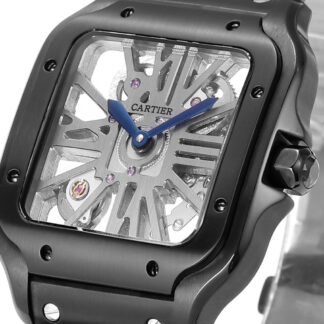 Cartier Santos hollow steel belt series mechanical watch
