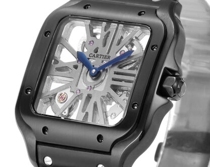 Cartier Santos hollow steel belt series mechanical watch