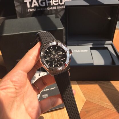 TAGHeuer Aquaracer Series Quartz Chronograph Men's Watch - Image 2