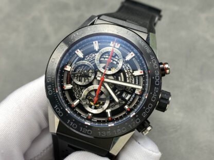 TAGHeuer Dark Moon Hollow Text Hollow Calendar Fashion Watch - Image 3