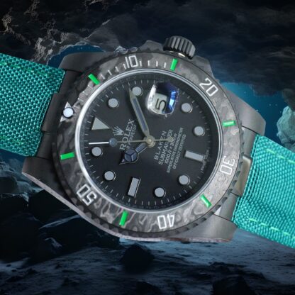 Rolex Sandblasted Carbon Fiber Black Submariner Modified Punk Robot Set - Image 3
