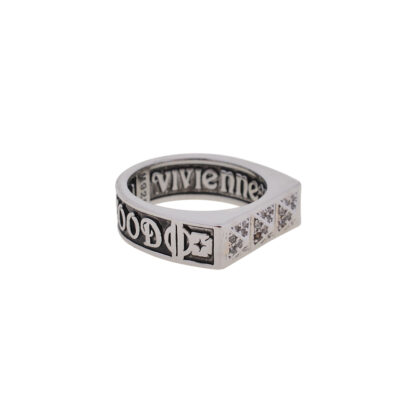 Vivienne Westwood Square Vintage Letter Ring - Image 3