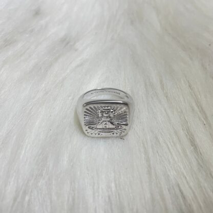 Vivienne Westwood Square Wax Saturn Ring - Image 3