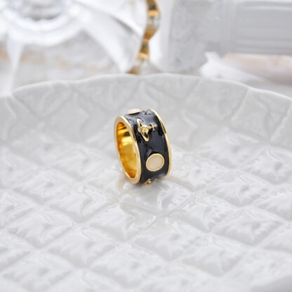 Vivienne Westwood King Cat's Eye Lacquer Ring - Image 3