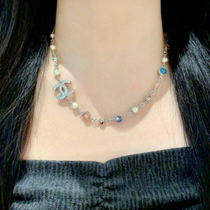 Chanel Love Double C Necklace - Image 2