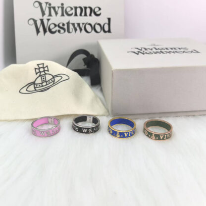 Vivienne Westwood lacquered letter ring - Image 3