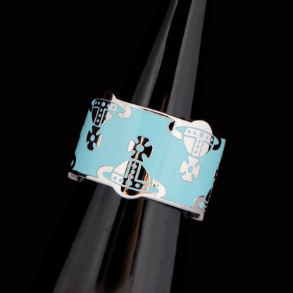 Vivienne Westwood Upper and Lower Saturn Lacquer Ring - Image 3