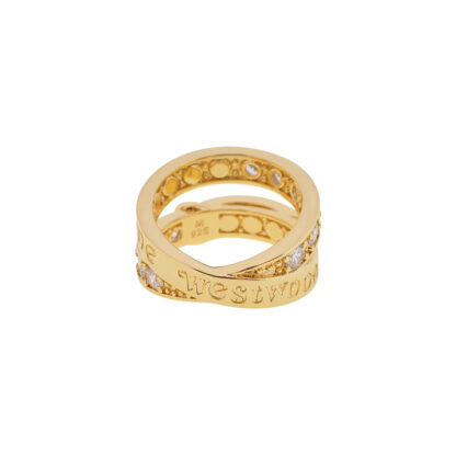 Vivienne Westwood Double Circle Belt Buckle Letter Ring - Image 3